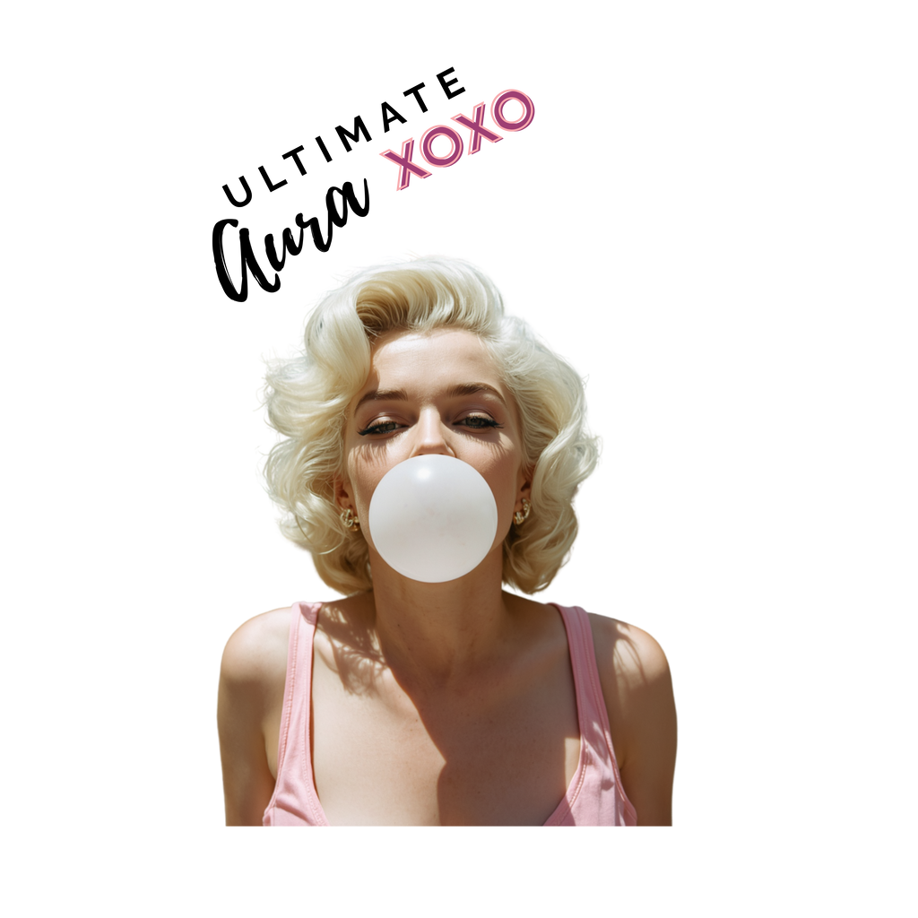 Clear Stadium Tote — "Ultimate Aura" Marilyn Monroe Bubblegum Concert Tote