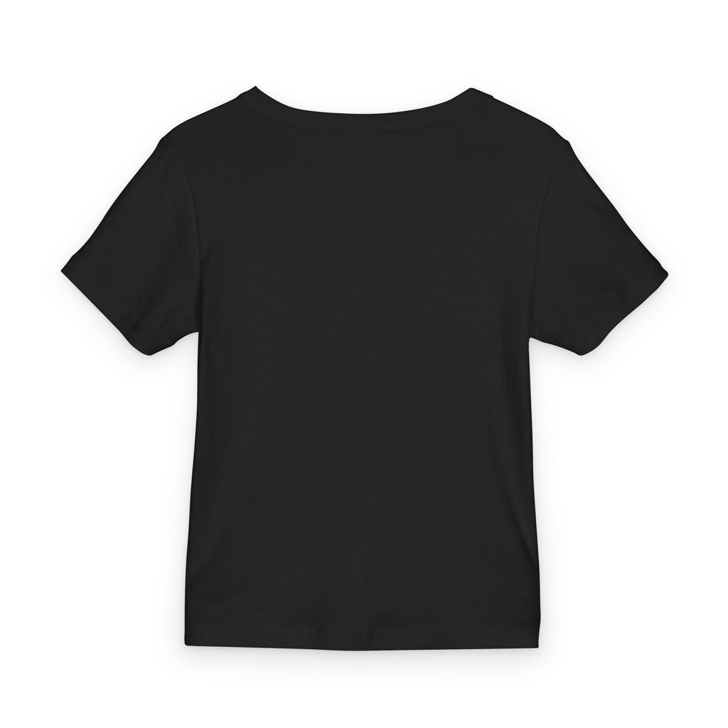 Love Vintage Collage Tee — 'I Love You' Graphic Organic Rib Crop Top