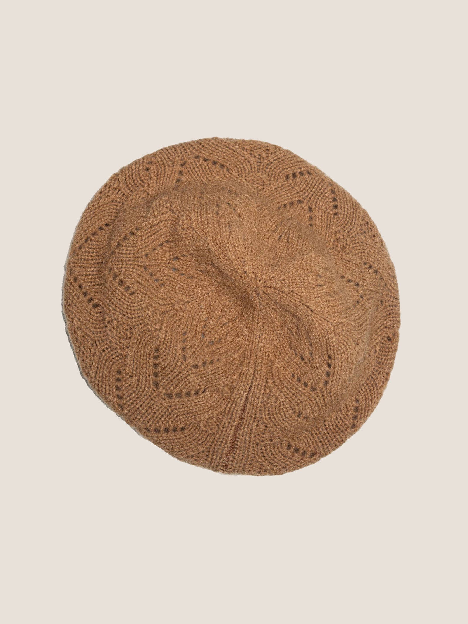 100% Wool Hand-Knit Beret