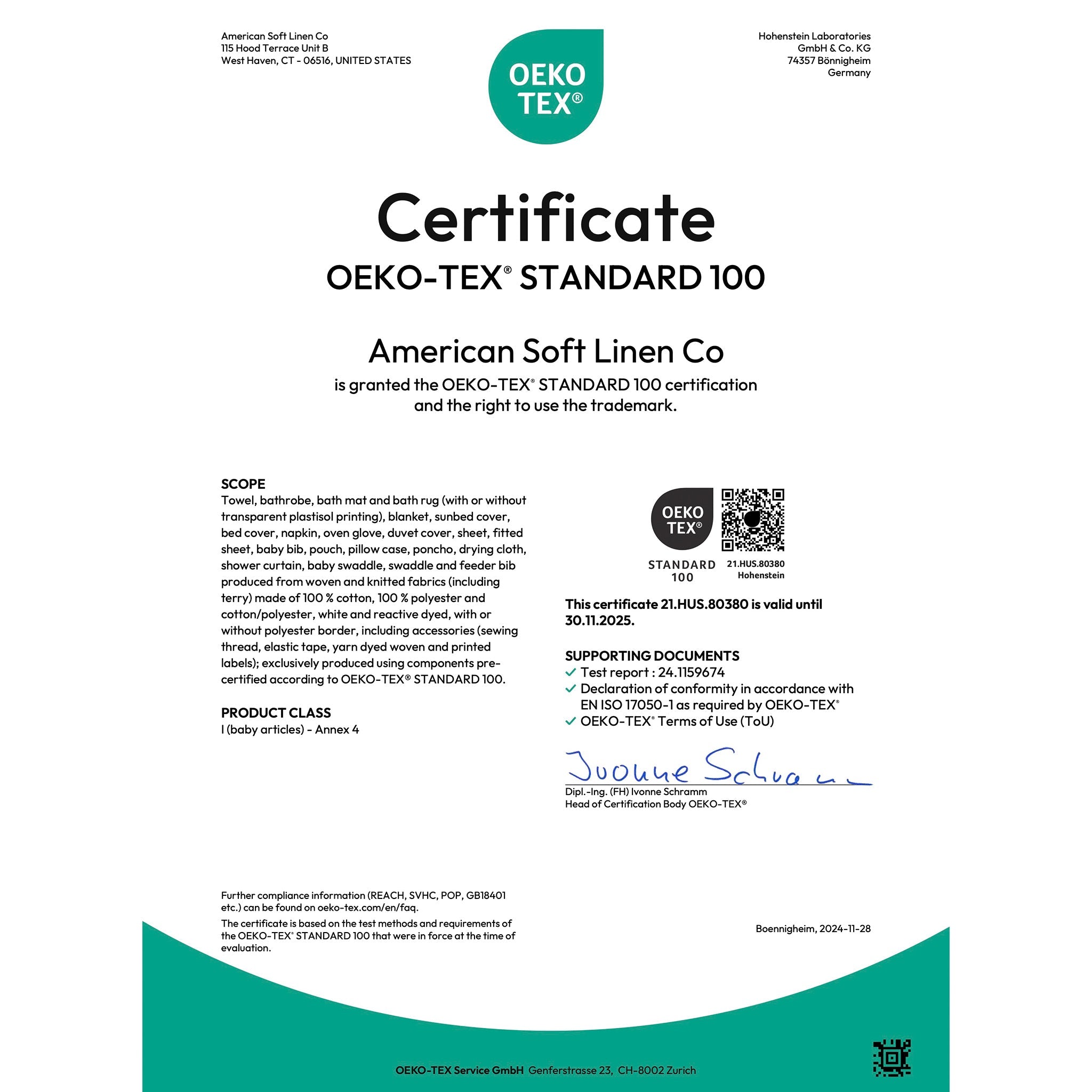 American Soft Linen, Premium Cotton 4 Pack Beach Towels, 30" x 60" Cabana Striped Pool Towels