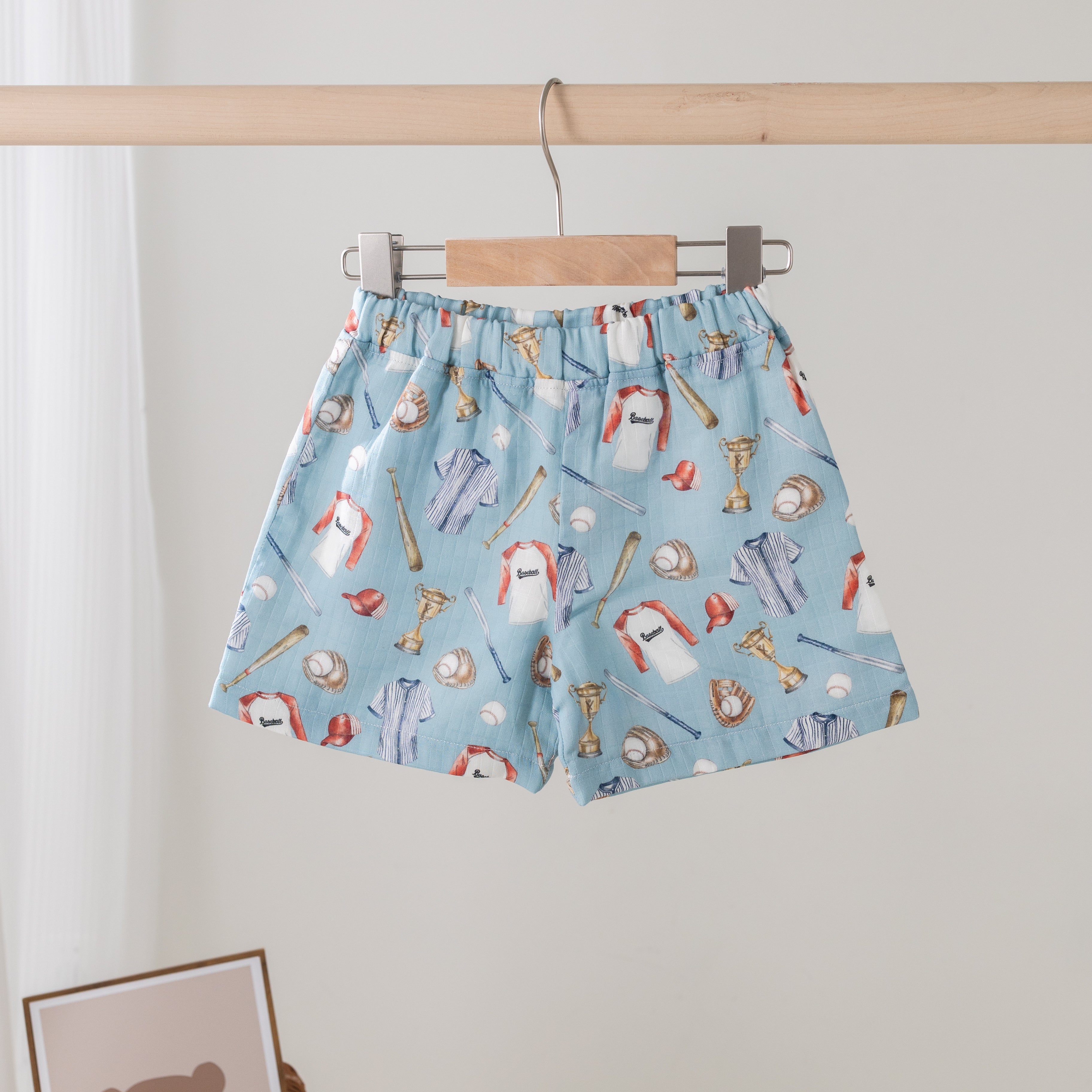 Let's Play Ball Organic Muslin Shorts