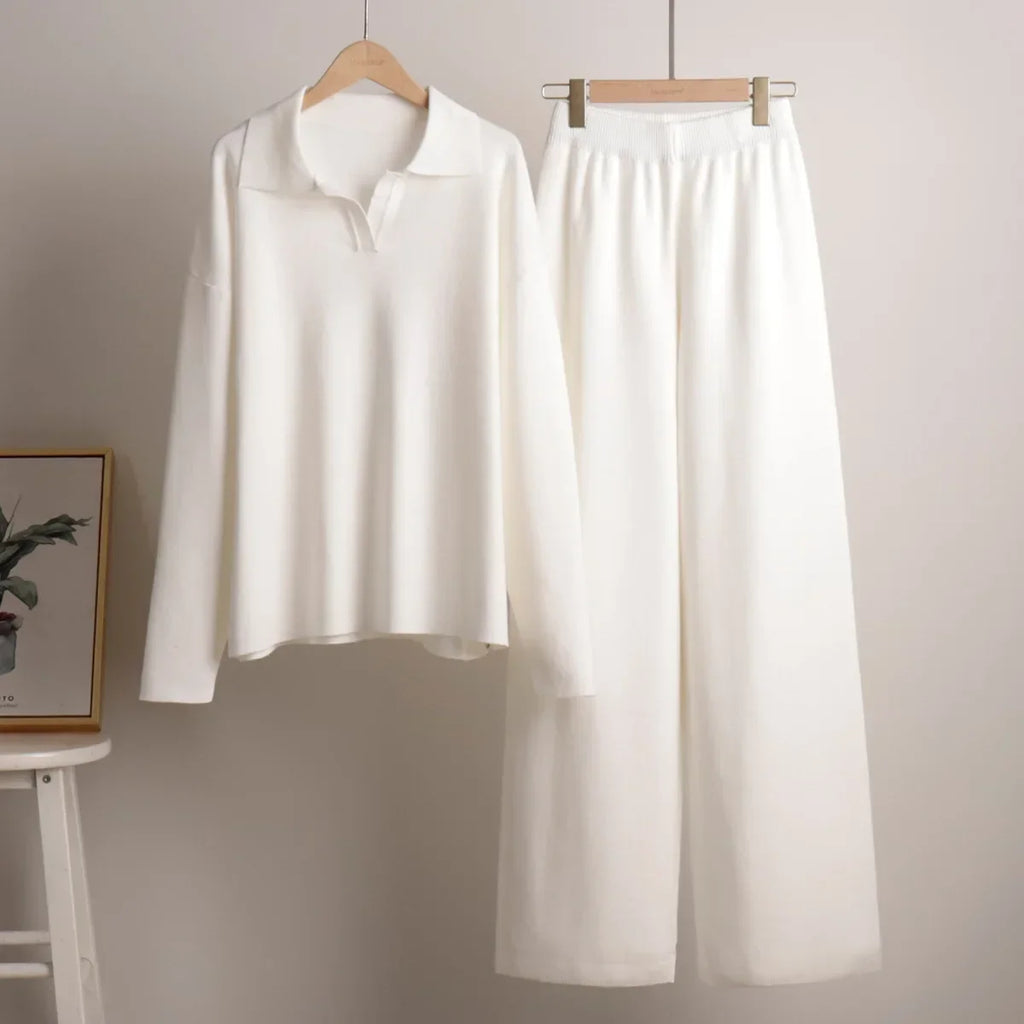 Warm and Chic  Soft Knitted Outfit