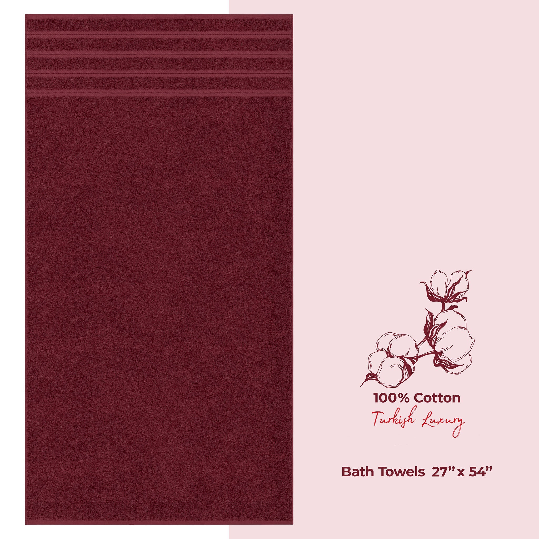 American Soft Linen Single Piece 100% Cotton Turkish Towels with 20 Different Colors, Create Your Set