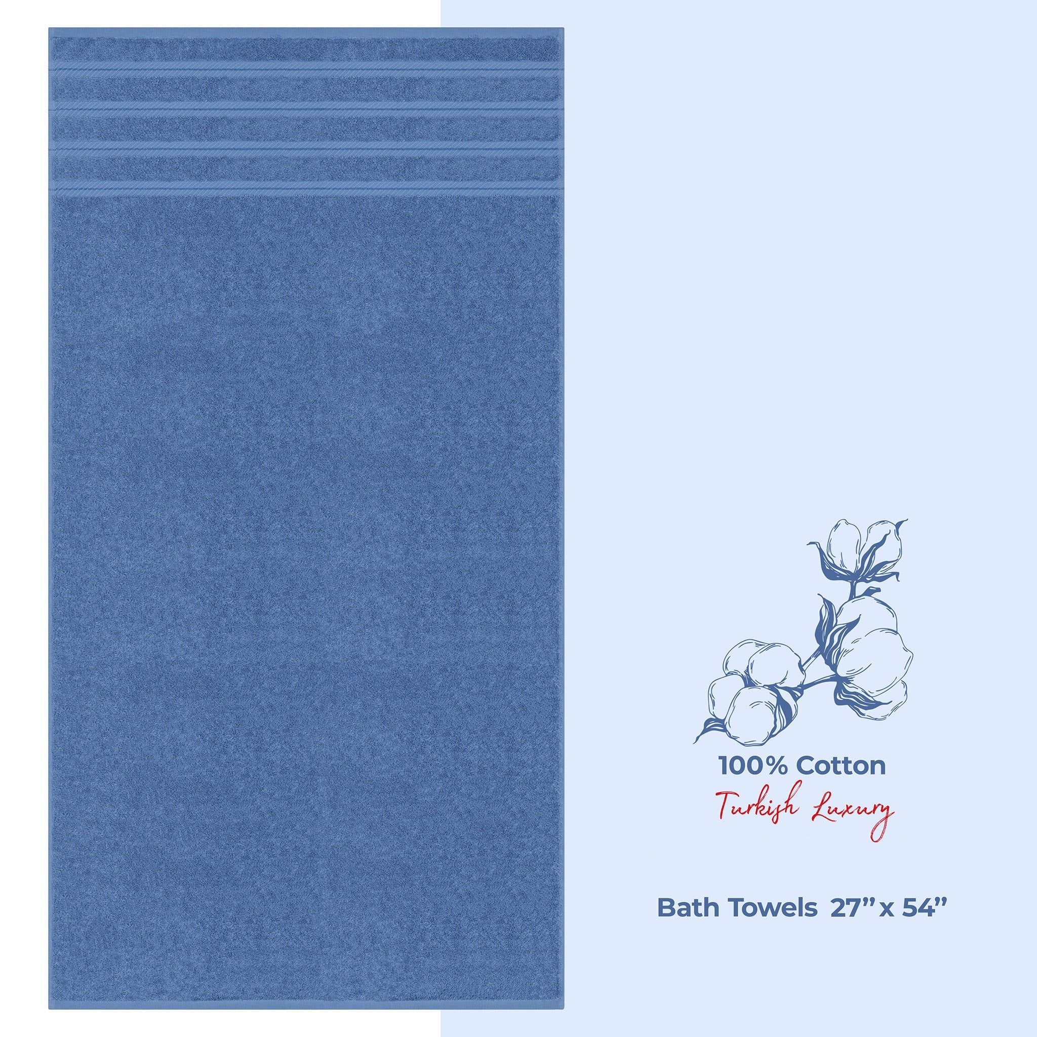 American Soft Linen Single Piece 100% Cotton Turkish Towels with 20 Different Colors, Create Your Set