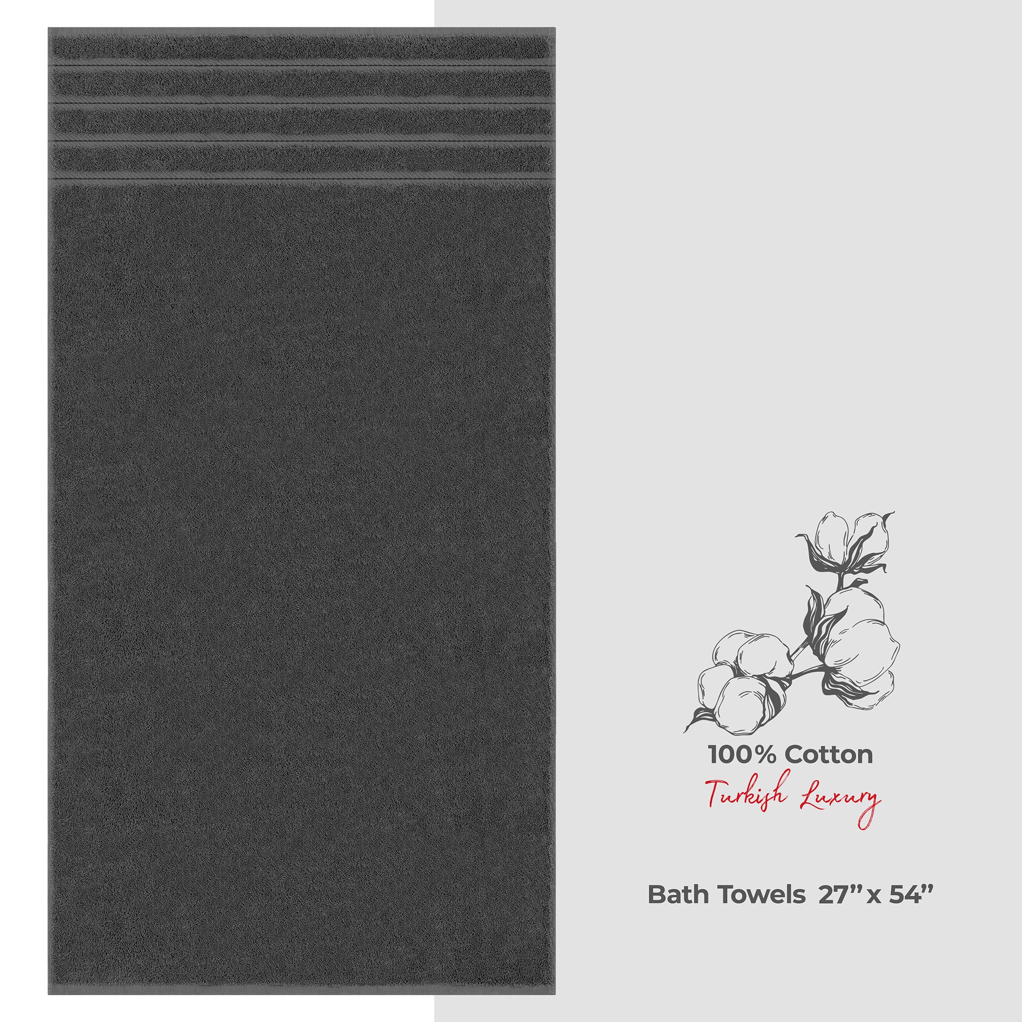 American Soft Linen Single Piece 100% Cotton Turkish Towels with 20 Different Colors, Create Your Set