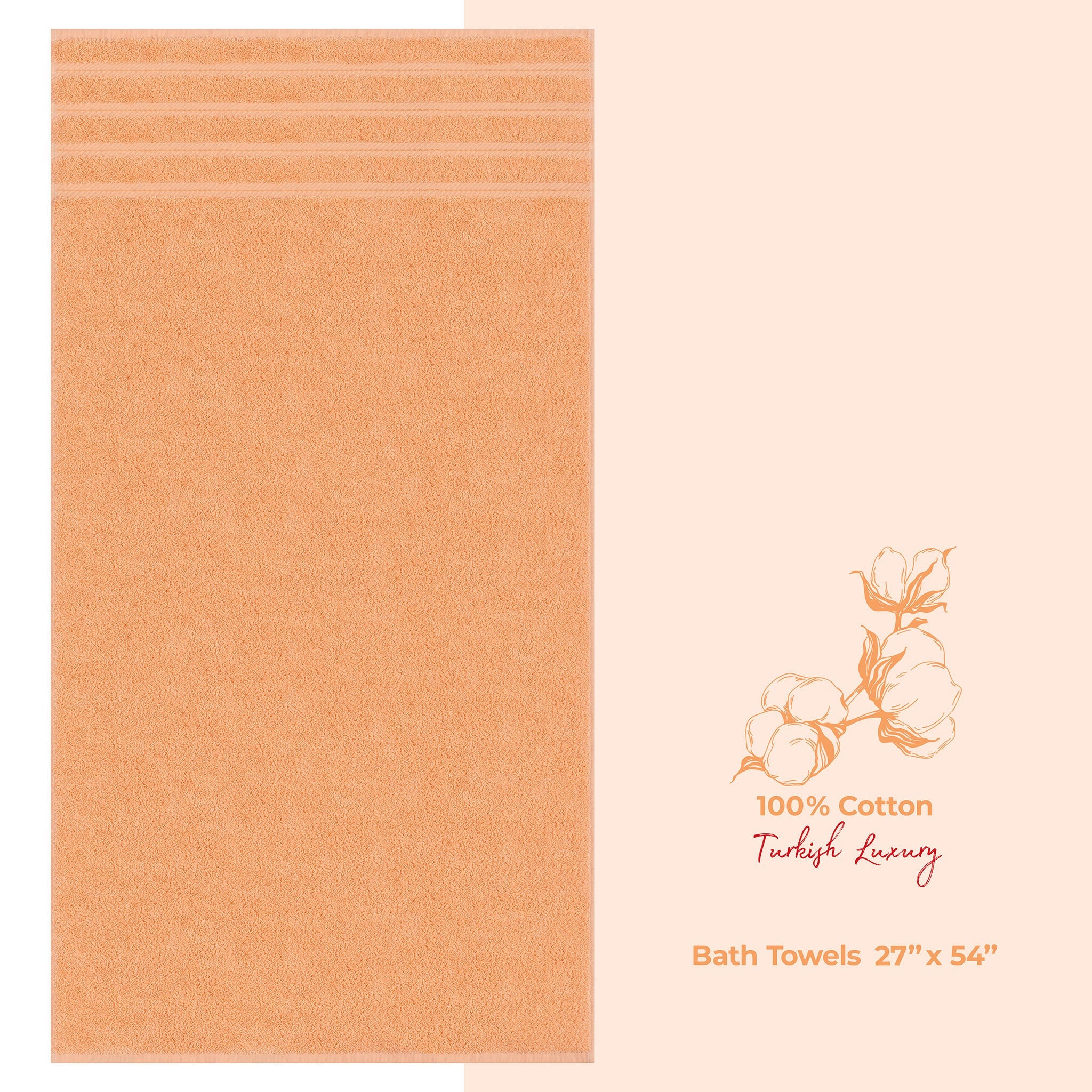 American Soft Linen Single Piece 100% Cotton Turkish Towels with 20 Different Colors, Create Your Set