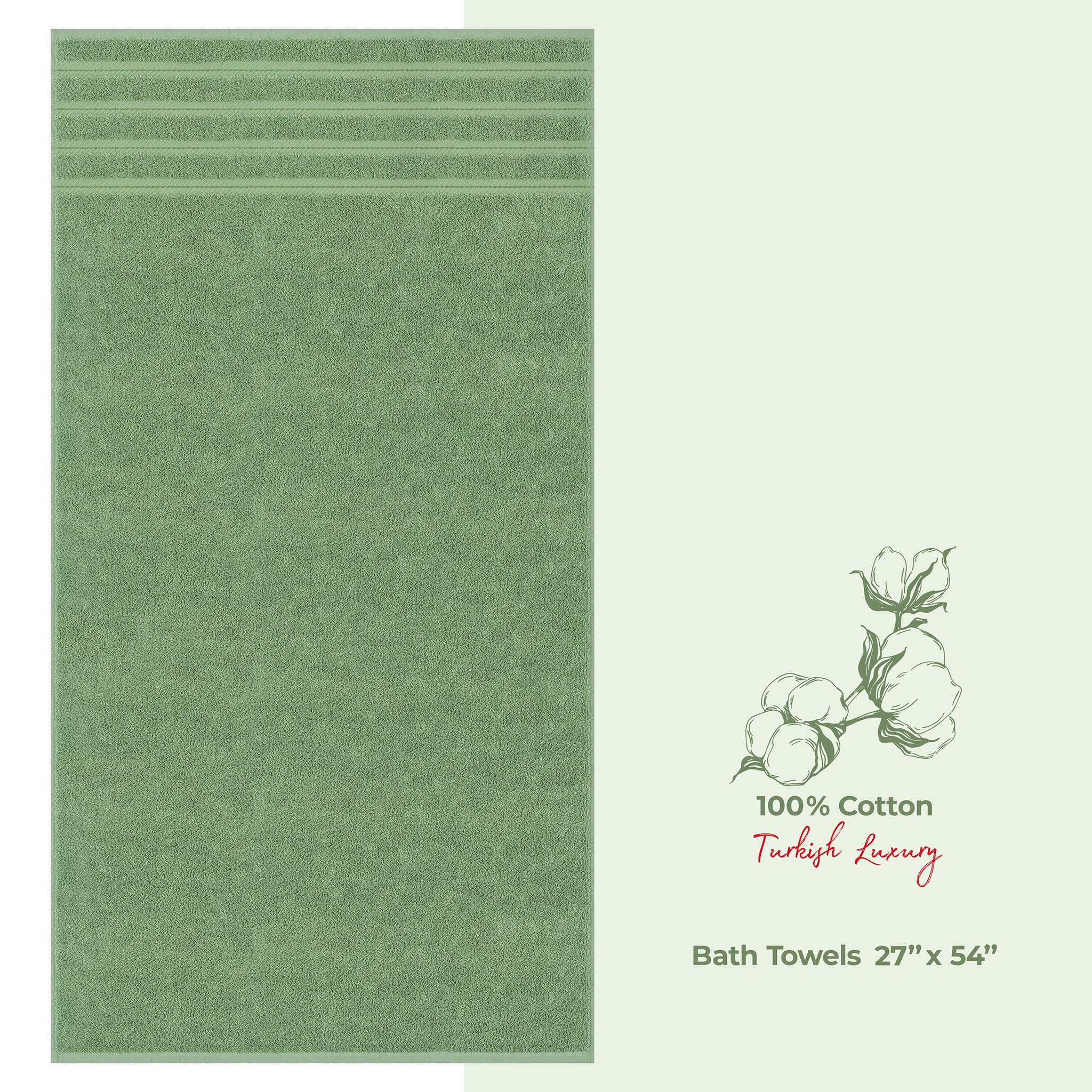 American Soft Linen Single Piece 100% Cotton Turkish Towels with 20 Different Colors, Create Your Set