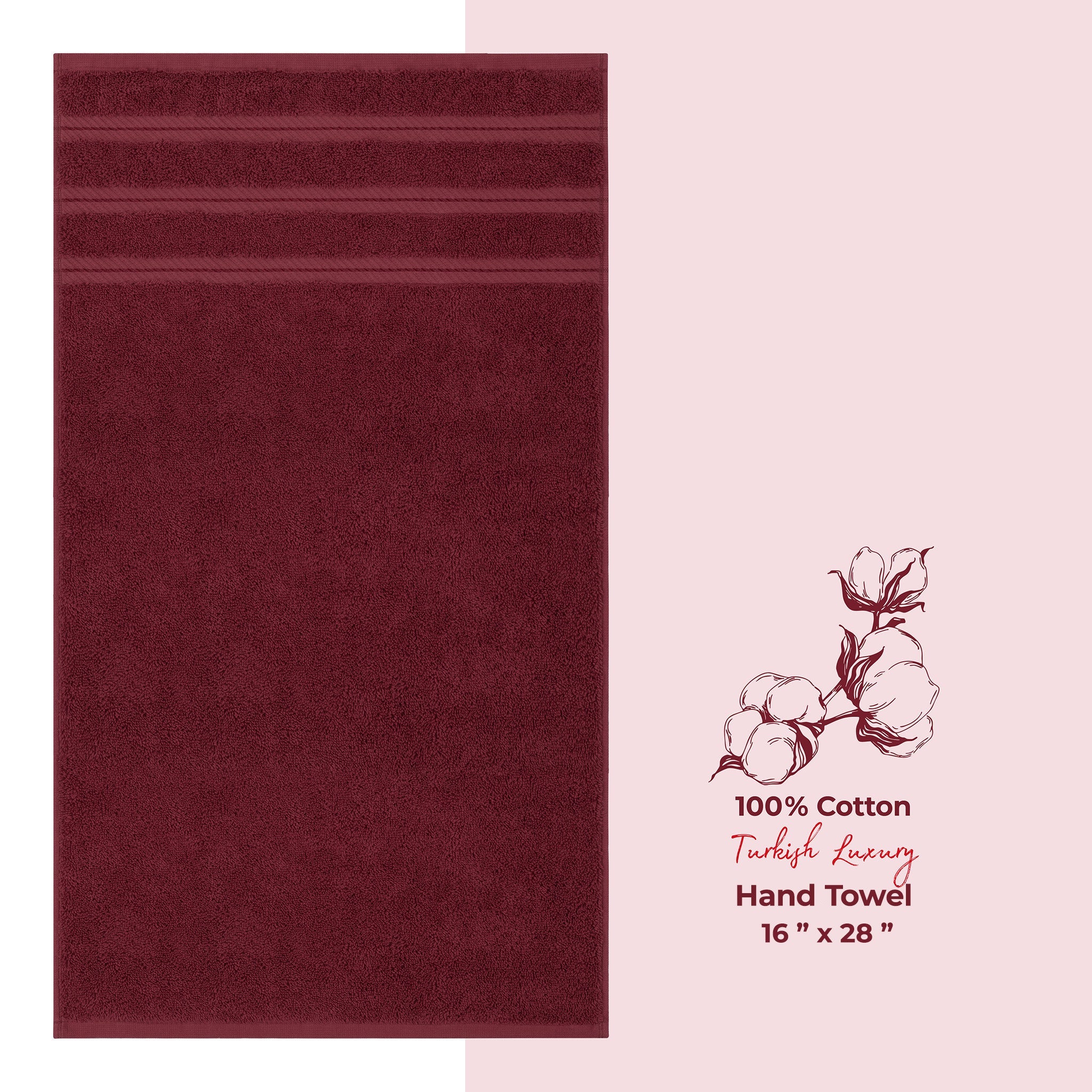 American Soft Linen Single Piece 100% Cotton Turkish Towels with 20 Different Colors, Create Your Set