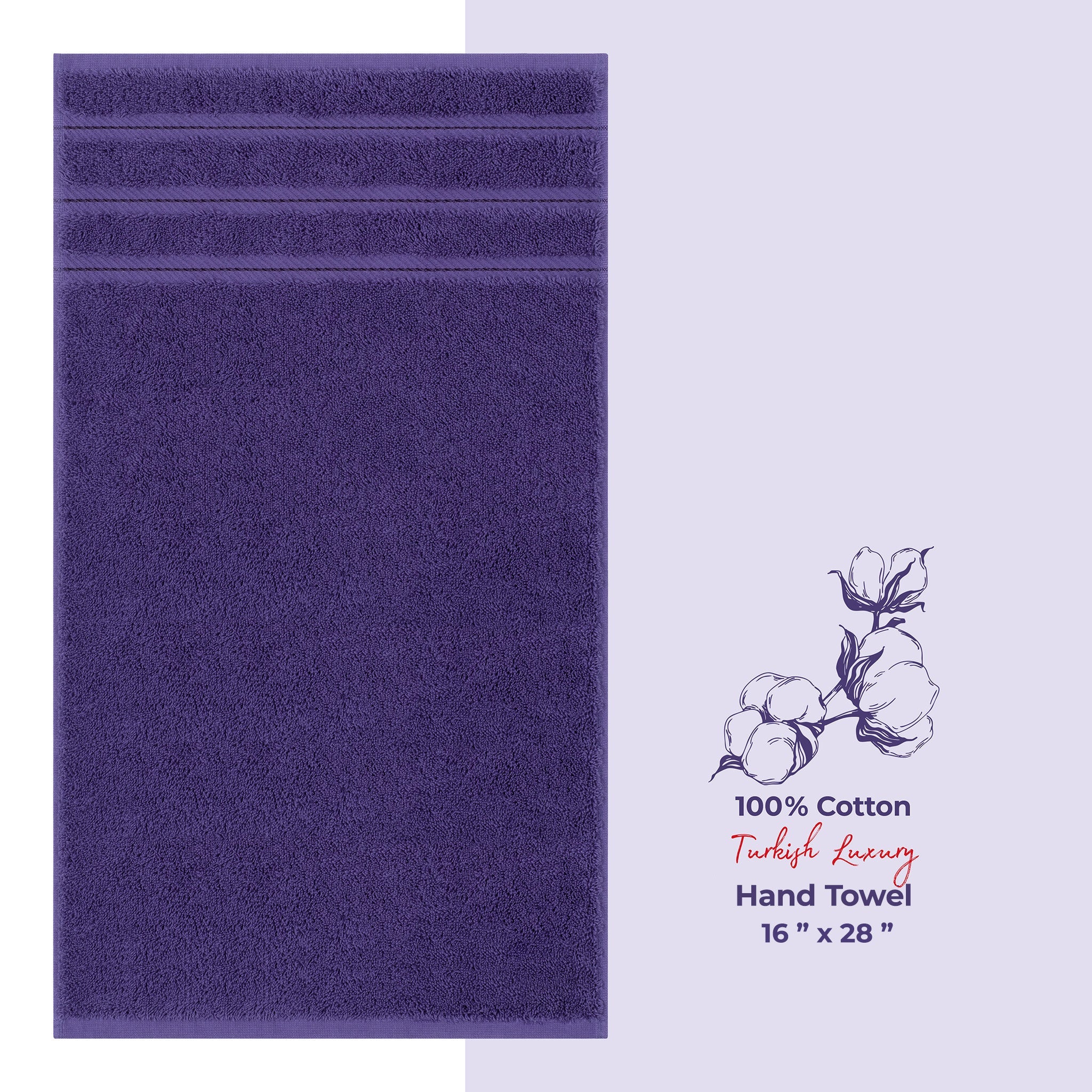 American Soft Linen Single Piece 100% Cotton Turkish Towels with 20 Different Colors, Create Your Set