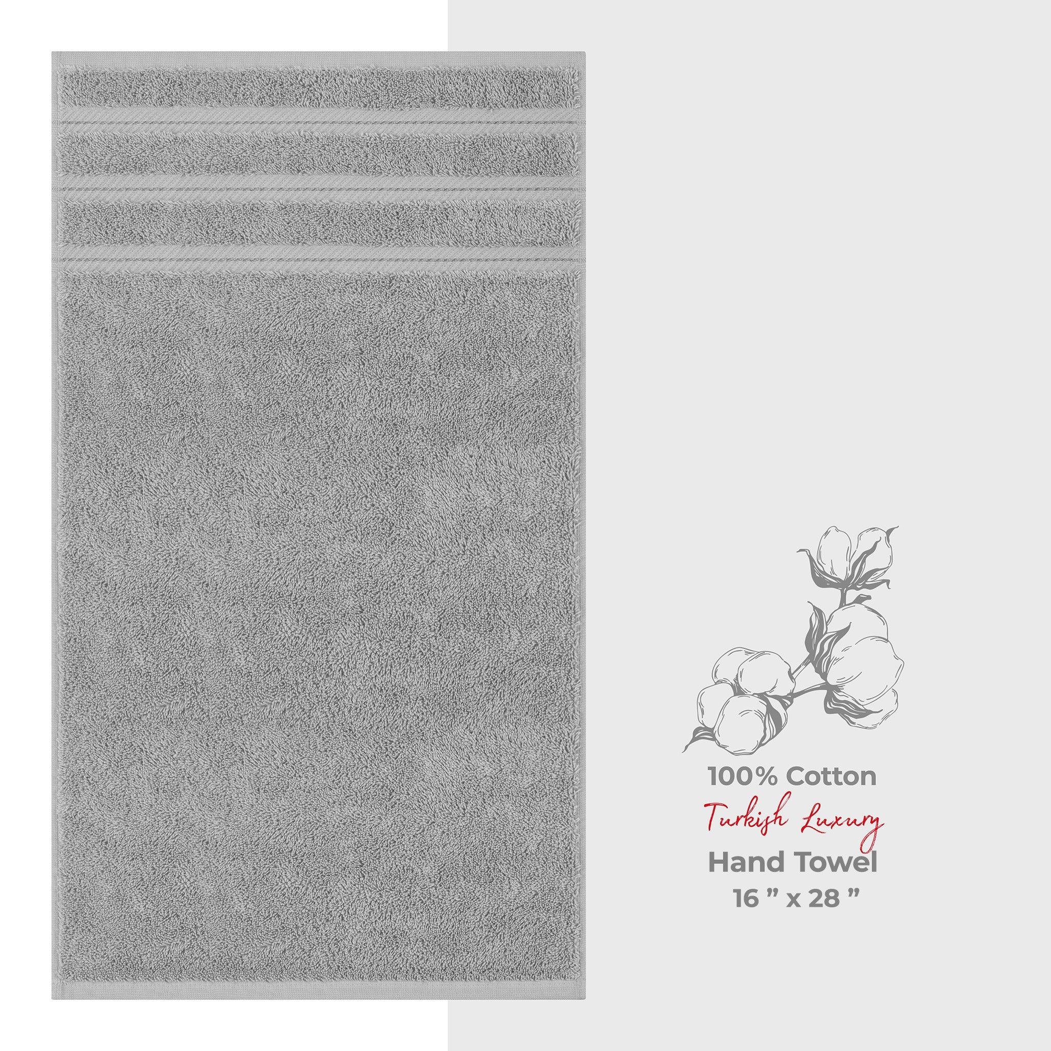 American Soft Linen Single Piece 100% Cotton Turkish Towels with 20 Different Colors, Create Your Set