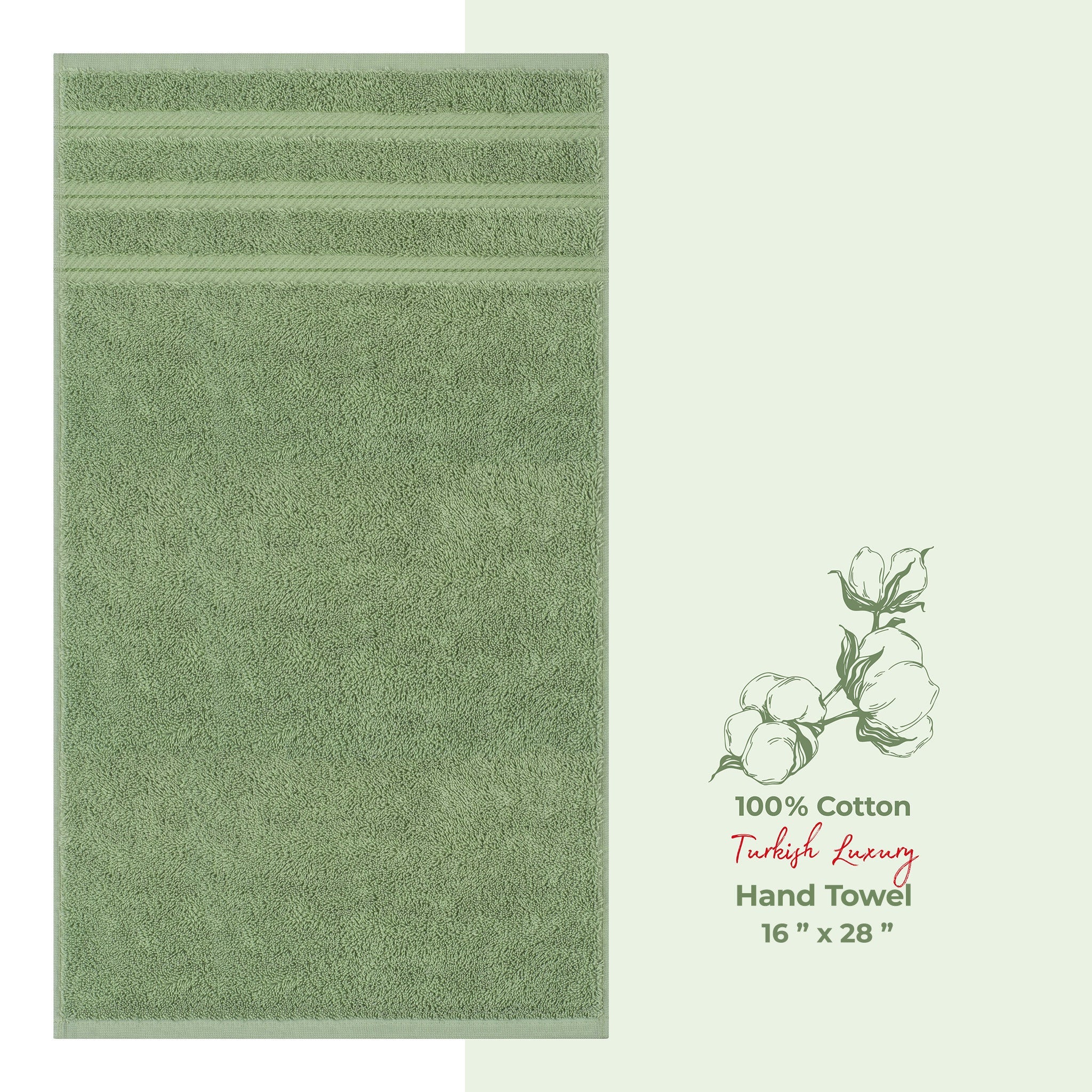 American Soft Linen Single Piece 100% Cotton Turkish Towels with 20 Different Colors, Create Your Set