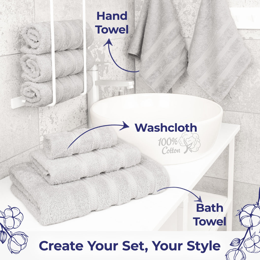 American Soft Linen Single Piece 100% Cotton Turkish Towels with 20 Different Colors, Create Your Set