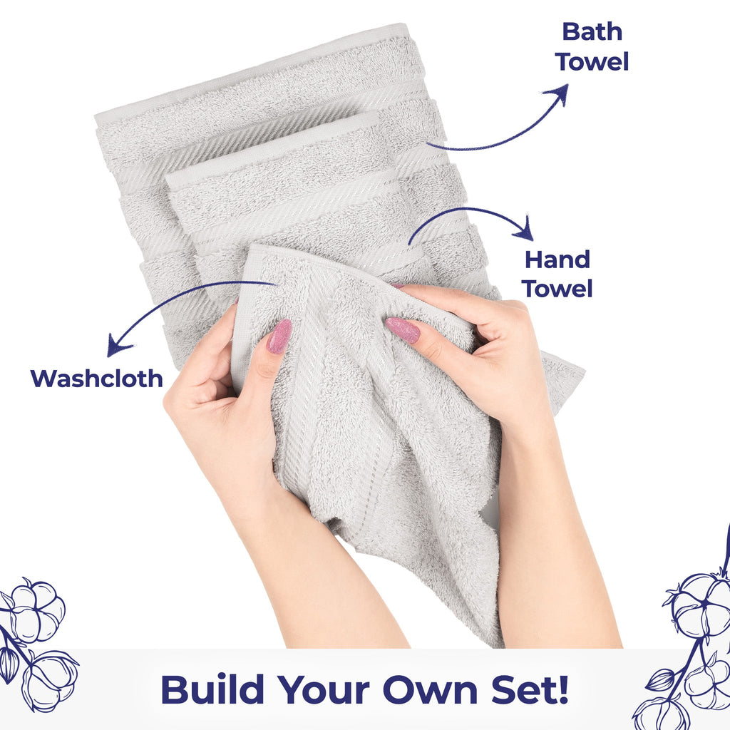 American Soft Linen Single Piece 100% Cotton Turkish Towels with 20 Different Colors, Create Your Set