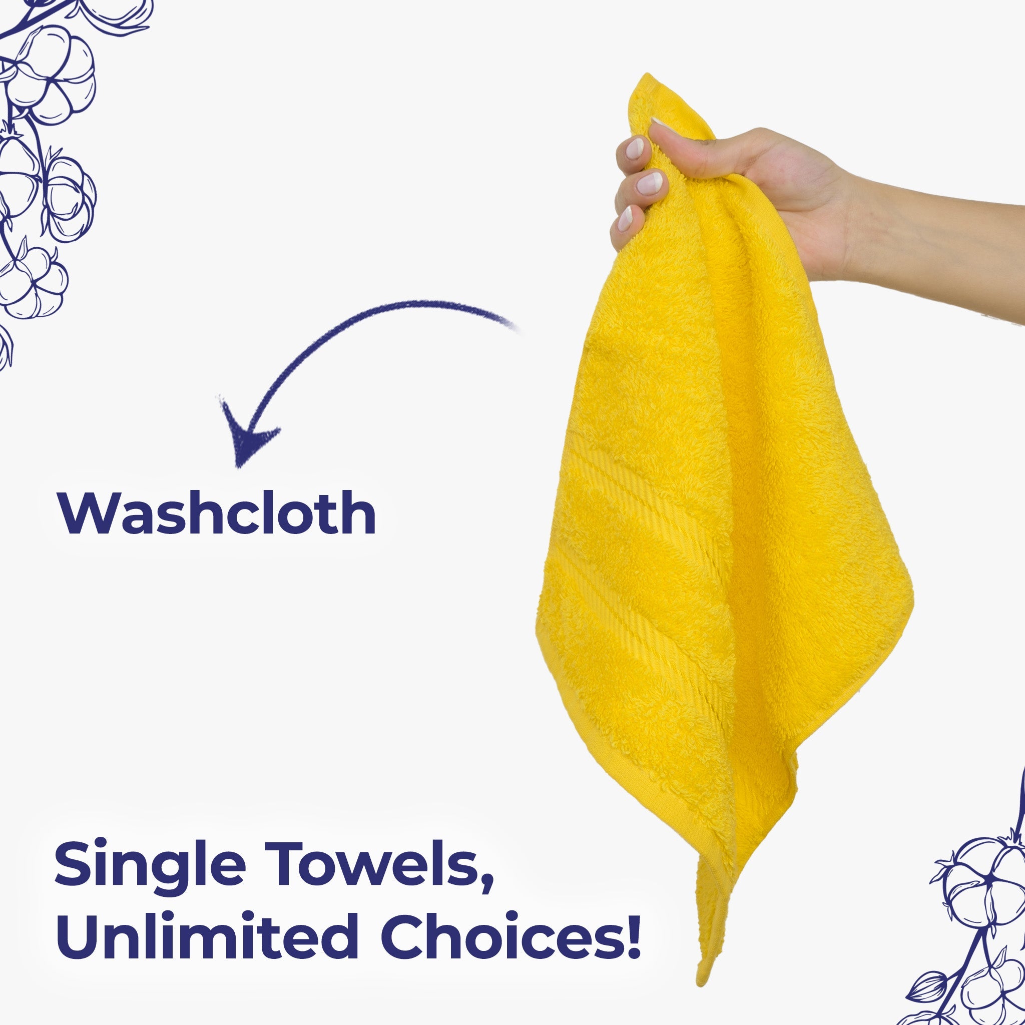 American Soft Linen Single Piece 100% Cotton Turkish Towels with 20 Different Colors, Create Your Set