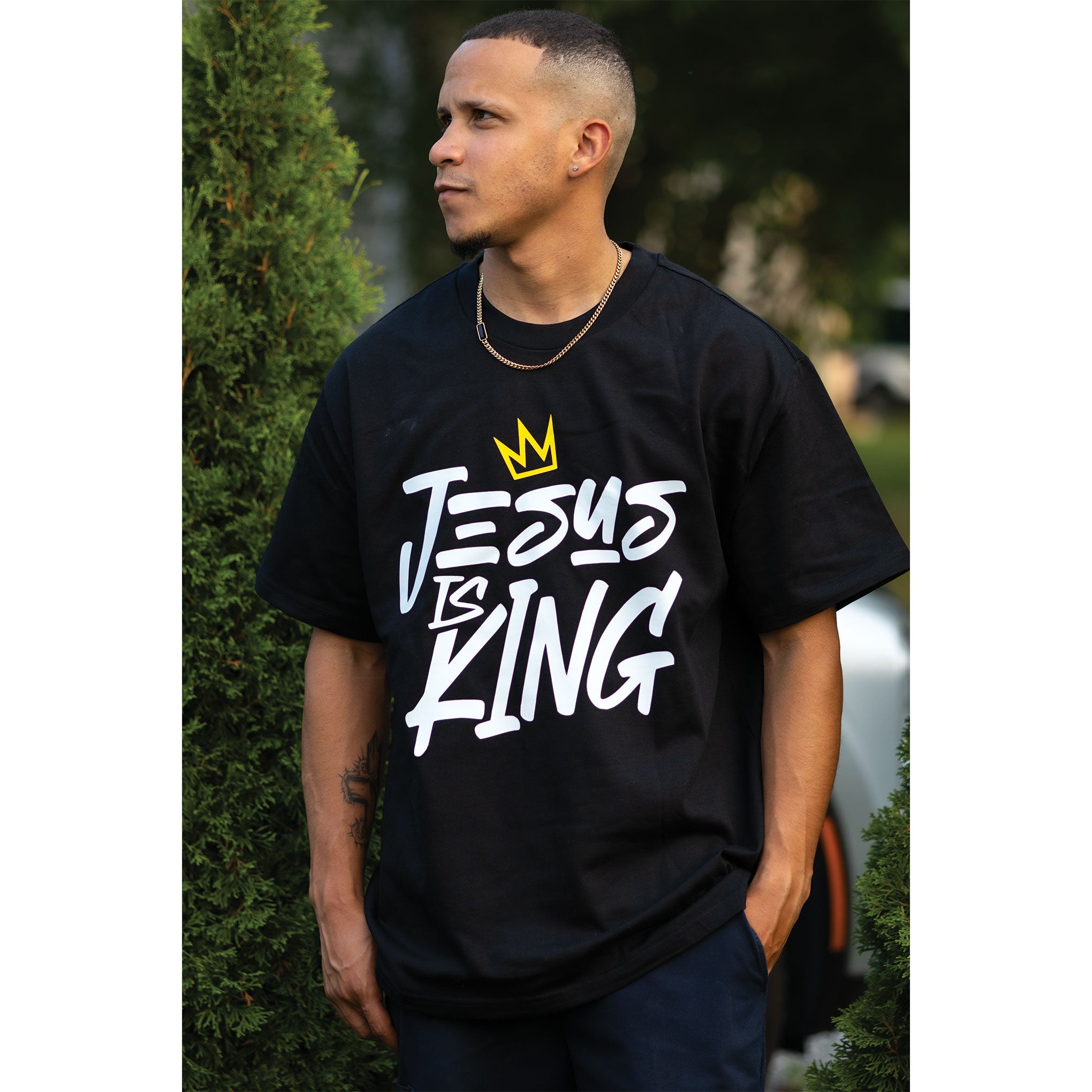 Men's Heavy  Jesus is forever King